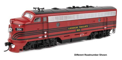 Walthers HO 910-11406 - Mainline - EMD F7 Diesel Locomotive "Lehigh Valley" #566/567 (Standard DC)