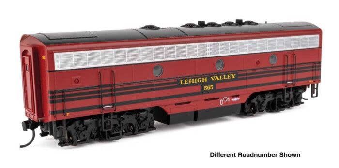 Walthers HO 910-11406 - Mainline - EMD F7 Diesel Locomotive "Lehigh Valley" #566/567 (Standard DC)
