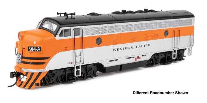 Walthers HO 910-21420 - Mainline - EMD F7 Diesel Locomotive "Western Pacific" #913D (ESU Sound & DCC)