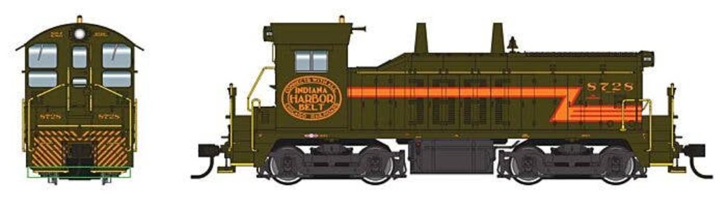 Walthers HO 920-43503 - Proto - EMD NW2 Diesel Locomotive "Indiana Harbor Belt" #8719 (LokSound 5 & DCC)