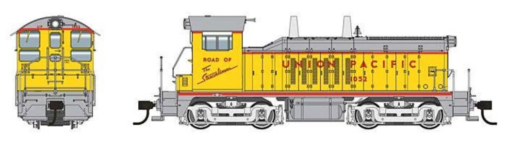 Walthers HO 920-50511 - Proto - EMD NW2 Diesel Locomotive "Union Pacific" #1052 (Standard DC)