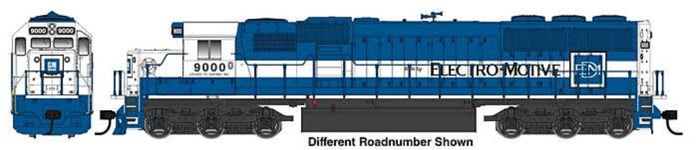 Walthers HO 910-19770 - Mainline - EMD SD60 Spartan Cab Diesel Locomotive "Oakway" #9009 (ESU Sound & DCC)