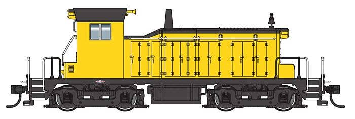 Walthers HO 910-9235 - Mainline - EMD SW1 Diesel Locomotive "Industrial Yellow"  (Standard DC)