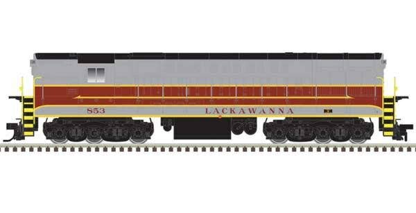 Atlas HO 10004109 - Master - Silver - FM H-24-66 Trainmaster Diesel Locomotive "Delaware, Lackawanna & Western" #855 (Phase 1A)
