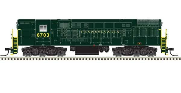Atlas HO 10004124 - Master - Silver - FM H-24-66 Trainmaster Diesel Locomotive "Pennsylvania" #6707 (Phase 2)