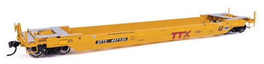 Walthers HO 920-109146 - Proto - 40’ Gunderson Rebuilt All-Purpose Well Car "TTX" #457135 (New Logo/ Railbox) DTTX