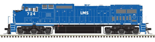 Atlas HO 10004492 - Master Dash 8-40 CW Locomotive - 'LMS (Locomotive Management Services)' - Silver Model - Sound Ready - #739