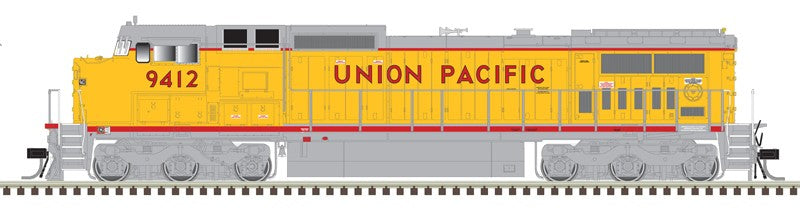 Atlas HO 10004516 - Master Dash 8-40 CW Locomotive - 'Union Pacific ' - Gold Model with ESU Sound - #9439