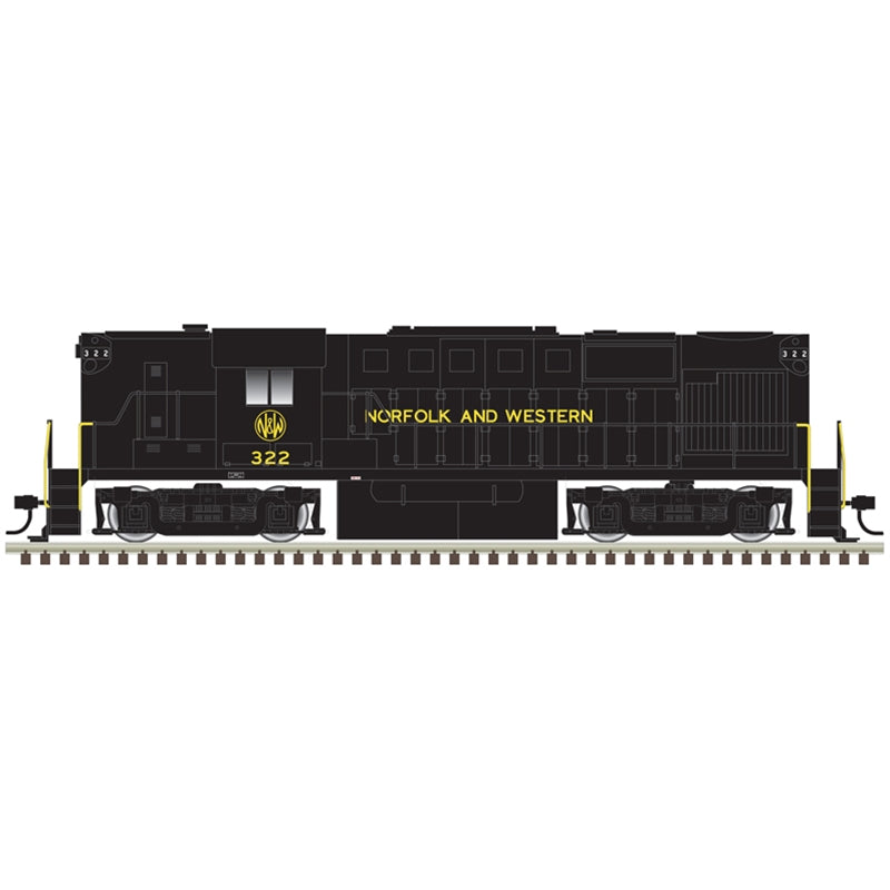 Atlas HO 10 004 526 - Classic - Silver Model - ALCo RS-11 Diesel Locomotive "Norfolk and Western" #322