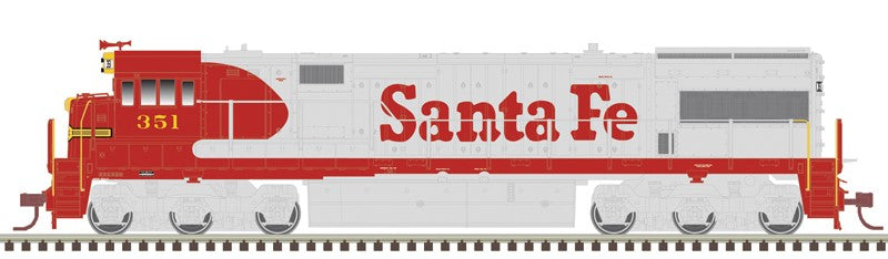 Atlas HO 10004604 - Master - Silver Model - U28CG Diesel Locomotive "Santa Fe " #351 (Passenger)