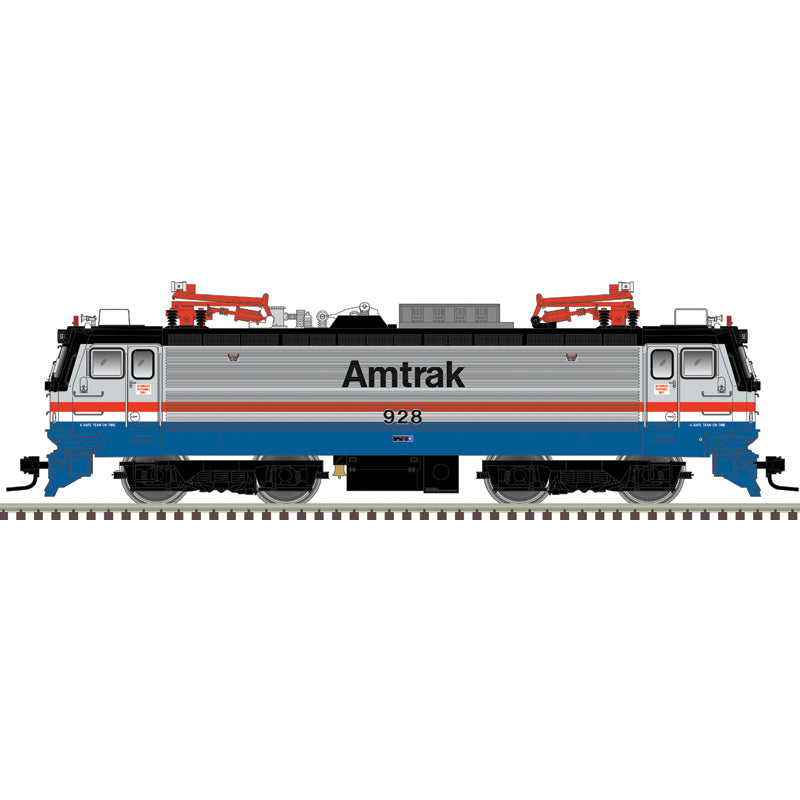 Atlas HO 10004627 - Master - Silver Model - AEM-7 Diesel Locomotive "Amtrak Phase III" #915 (Late '90s)