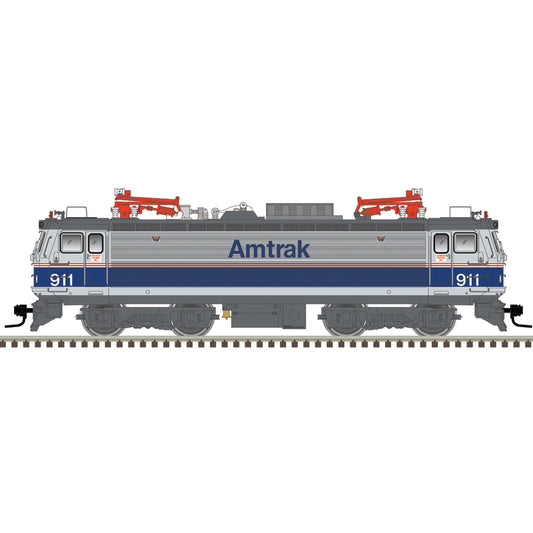 Atlas HO 10004630 - Master - Silver Model - AEM-7 Diesel Locomotive "Amtrak Phase IV" #910