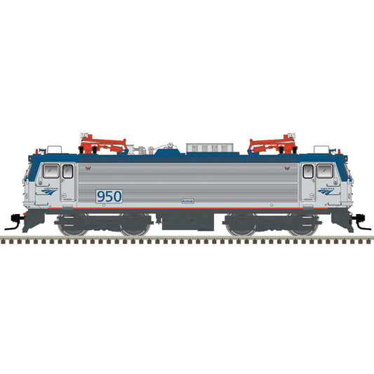 Atlas HO 10004636 - Master - Silver Model - AEM-7 Diesel Locomotive "Amtrak Phase V " #933 (with Travelmark)