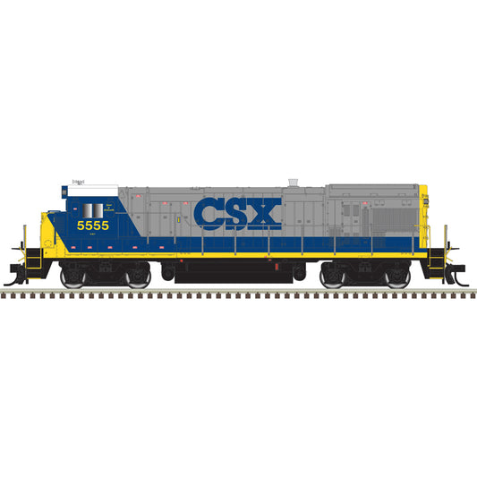 Atlas HO 10 004 705 - Master HO B23/30-7 Locomotive-CSX (YN2) "Spirit of Greenville" Road Number 5555-Silver Model - Sound Ready