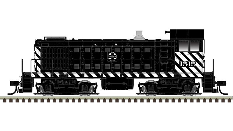 Atlas HO 10005035  - Master - Gold - S-4 Diesel Locomotive "Santa Fe" #1515  (Zebra Stripes)