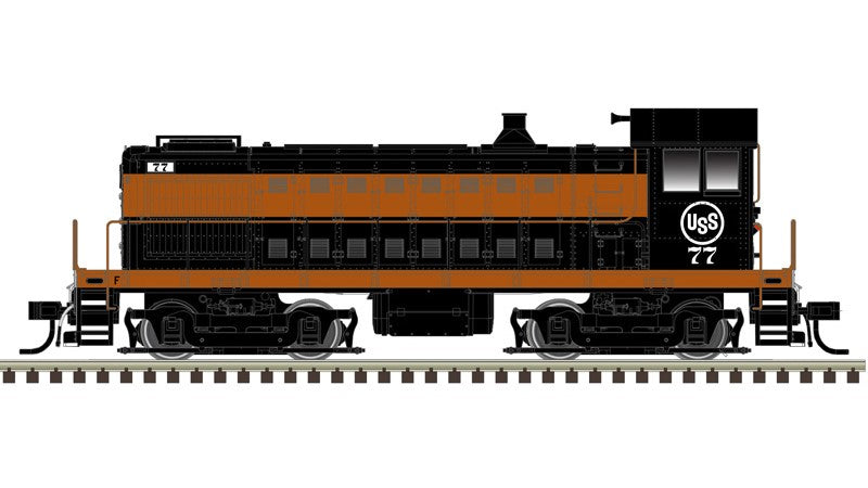 Atlas HO 10005037  - Master - Gold - S-4 Diesel Locomotive "U.S. Steel" #77 