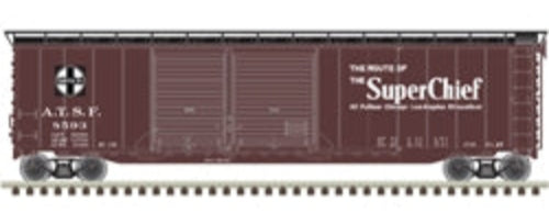 Atlas HO 20006593 - Master - 50' Postwar Double Door Boxcar "Santa Fe" #15136 (Super Chief)