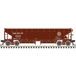 Atlas HO 20006805 - Master - ACF 70-Ton Hart Ballast Car "Rio Grande" #25033