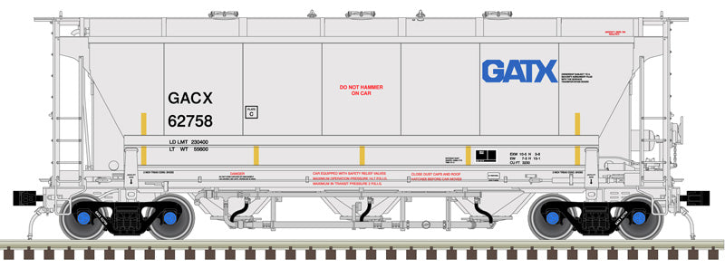 Atlas HO 20006840 - Trinity 3230 Covered Hopper Car "General American" #62772 (GACX)