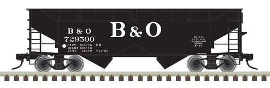 Atlas HO 20 007 436 - Trainman - 2-Bay Offset Hopper Car "Baltimore & Ohio" #729500