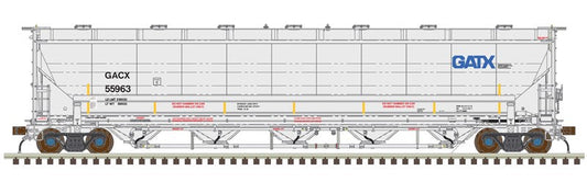 Atlas HO 20007487 - Master Trinity 5660 PD Covered Hopper - 'GACX (Blue GATX Logo)' - #55963