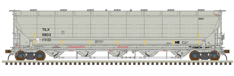 Atlas HO 20007508 - Master Trinity 5660 PD Covered Hopper - 'Trinity Industries Leasing (TILX)' - #5986