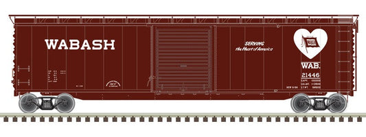 Atlas HO 20007520 - Master 50' Postwar Single Door Box Car - 'Wabash' - #21446