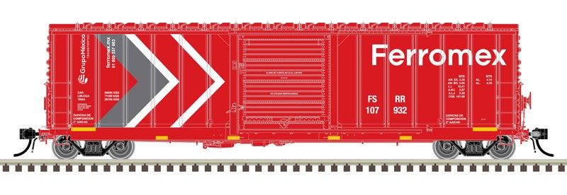 Atlas HO 20007544 - Master CNCF 5000 Box Car - 'Ferromex (New Image Red)' - #107932