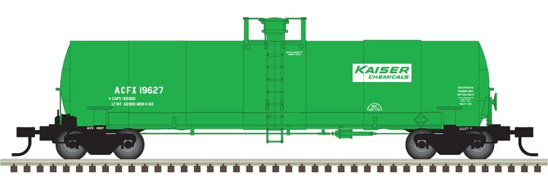 Atlas HO 20007557 - Master 17,360 Gallon Tank Car - 'ACFX (Kaiser Chemicals)' - #19629