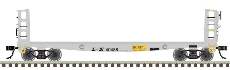 Atlas HO 20007588 - Master - General Steel Pulpwood Flat Car "Louisville & Nashville" #40488 (MoW)