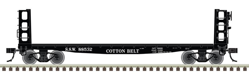 Atlas HO 20007591 - Master - General Steel Pulpwood Flat Car "Cotton Belt" #88543