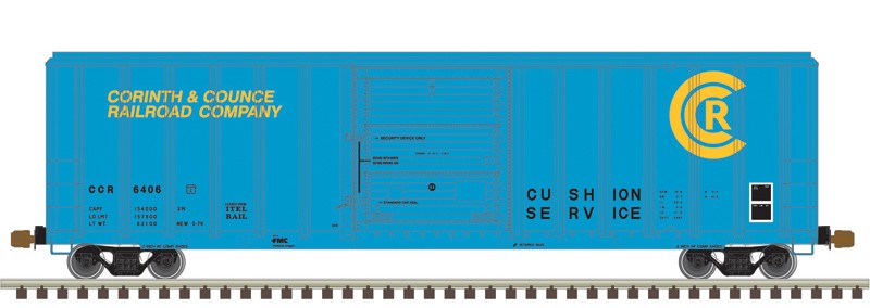 Atlas HO 20007592 - Master - FMC 5347 Single Door Box Car "Corinth & Counce" #6406