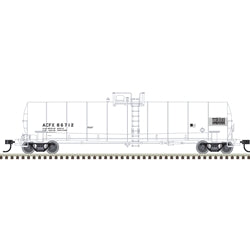 Atlas HO 20 007 620 - Master HO ACF 23,500 Gallon Tank Car-ACFX (White) Road Number 86725