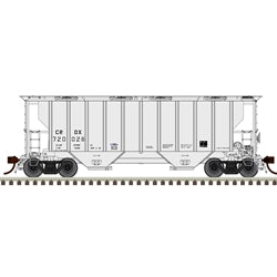 Atlas HO 20 007 690 - Master HO Protec 3000 Covered Hopper-Chicago Freight Car Leasing (CRDX) Road Number 720004