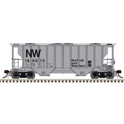 Atlas HO 20 007 698 - Master HO Protec 3000 Covered Hopper-Norfolk & Western Road Number 180015