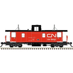 Atlas HO 20 007 786 - Master HO PSC Caboose-CN (White Corner Stripe) Road Number 79707