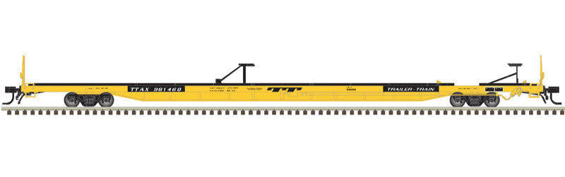 Atlas HO 20007871 - Master - 89'4" Flat Car "Trailer Train" #981448 (TTAX)