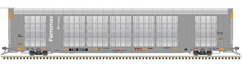 Atlas HO 20007918 - Master - Gunderson Multi-Max Auto Rack "Ferromex" #824779