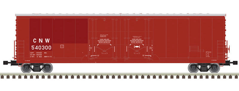 Atlas HO 20008084  - Master - 53' Evans Double Plug Door Boxcar "Chicago & Northwestern" #540300  (Patch)