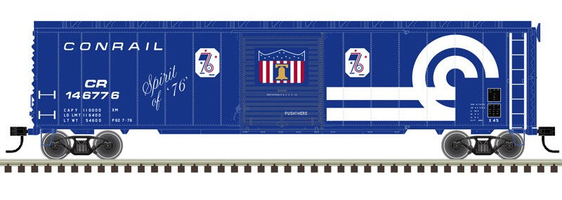 Atlas HO 20008144  - Master - 50' Postwar Single Door Boxcar "Conrail" #146776  (Limited Edition Collectors Series)