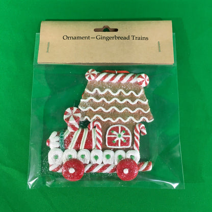 Ornament - Gingerbread Trains