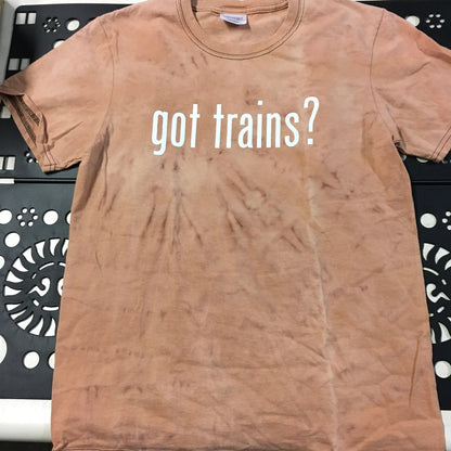 T-Shirt - "Got Trains" Youth (Tie-Dye)
