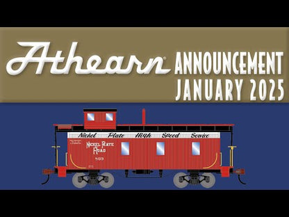 Athearn HO 2593 - 3-Window Wood Caboose "Chicago & North Western" #10606