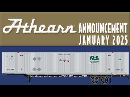 Athearn HO 2655 - 53' Chassis "JB Hunt" #127890 w/Jindo Container "Triple Crown" #601555