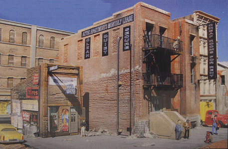 Downtown Deco HO 1032 - Skid Row Building (Kit) Part Two