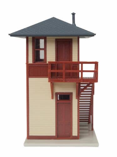 Walthers HO 931-810 - Trainline - Trackside Signal Tower (Assembled)